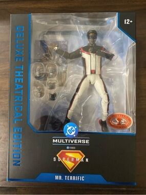 DC Multiverse Mr. Terrific Action Figure - White & Black
